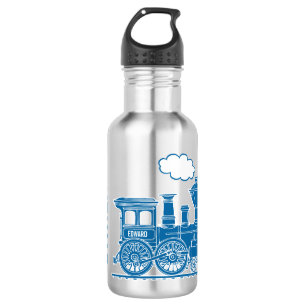 Agua Botella por completo nombrada azul de las bebidas