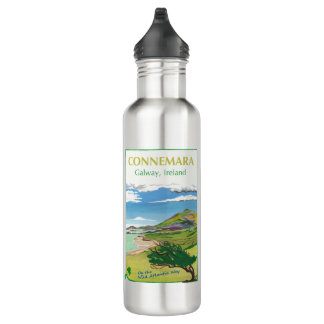 Agua Cartel de viaje de Connemara Diseño Botella de Agu