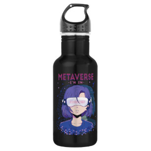 Agua Chica anime gafas de realidad virtual botella de a