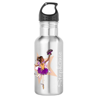 Agua Chicas de Ballerina nombrados botella de bebidas