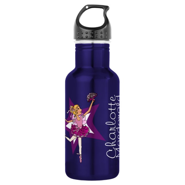 Agua Chicas de Ballerina nombrados botella de bebidas m (Anverso)
