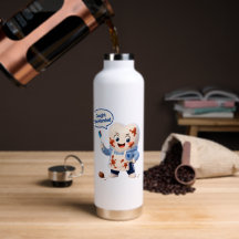 Chocolate de humor divertido del dentista Botella