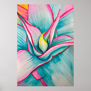 Agua de Agave suculenta arte fino