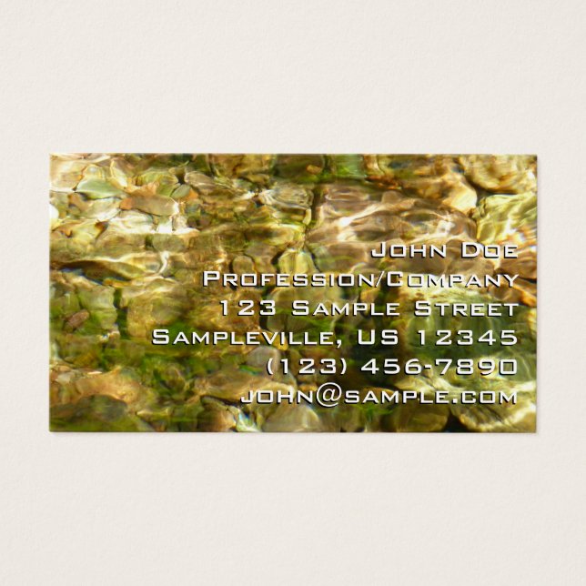 Agua de aguas termales naturaleza de oro verde (Frente)