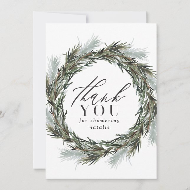 Agua de invierno ducha botánica de bebé gracias (Anverso)