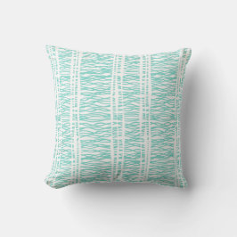 Agua de tejido tribal / almohada de tiro verde men