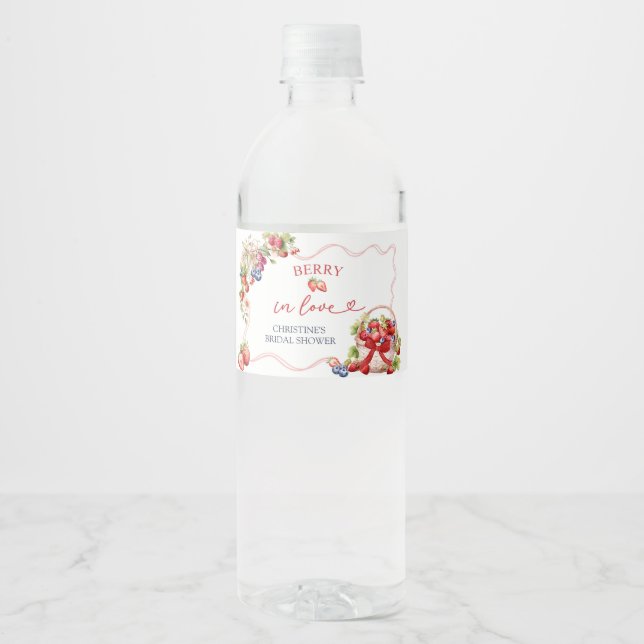 Agua Etiqueta de Botella para Despedida de Soltera Coqu (Anverso)