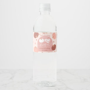 Agua Etiqueta de botella para el primer cumpleaños de c