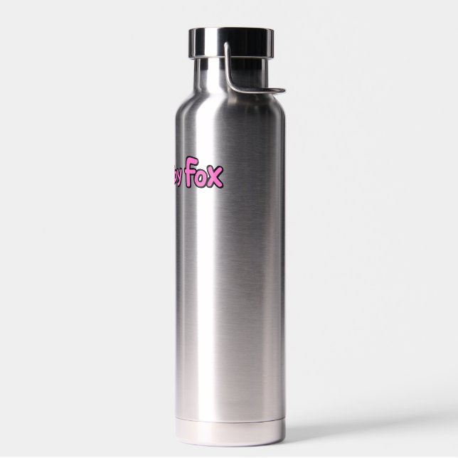 Agua Fundamentals de FitbyFox - Botella aislada (Izquierdo)