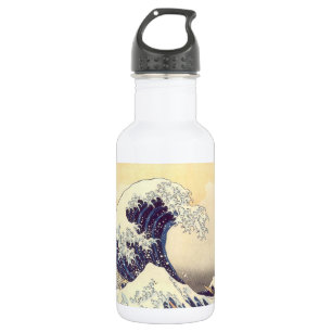 Agua Hokusai botella de la libertad "de la gran onda"
