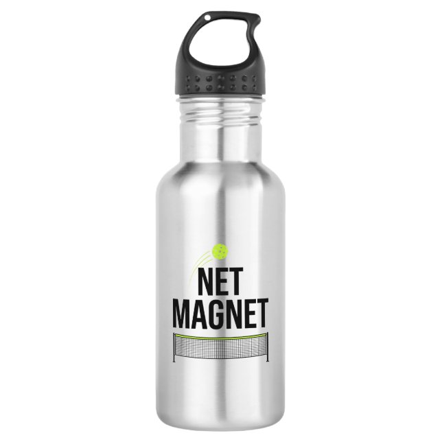 Agua Imán de red divertido de pickleball botella de agu (Anverso)