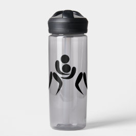 Agua La competencia de lucha libre de la botella de agu