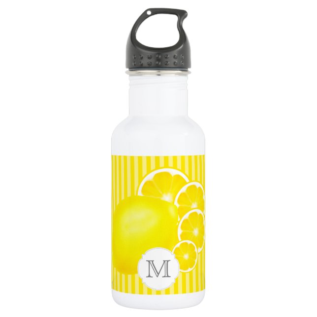 Agua Lemones monogramados para la botella de Lemonade (Anverso)