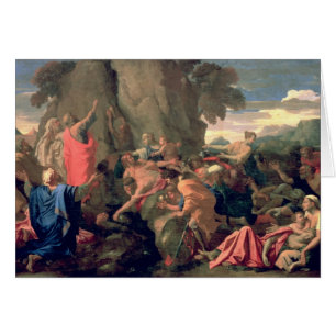 Agua llamativa de la roca, 1649 de Moses