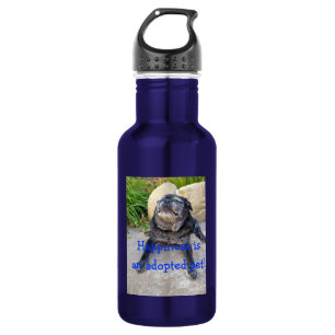 Agua Manosee la botella de agua: La felicidad es…