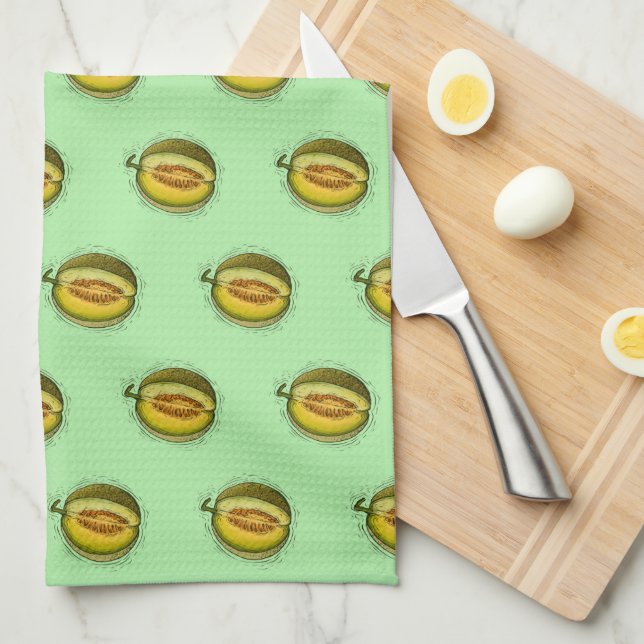 Agua melón Cocina Toalla (Doblado Cuarto)