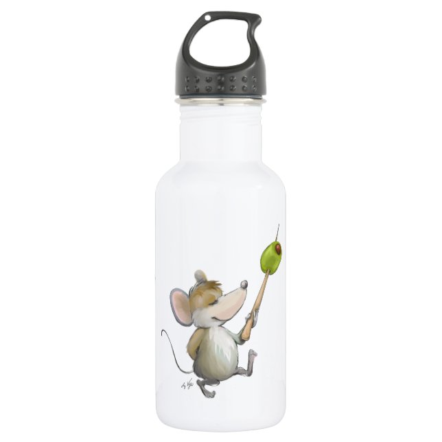 Agua Merry Mouse Moe con botella de Olive Liberty (Anverso)