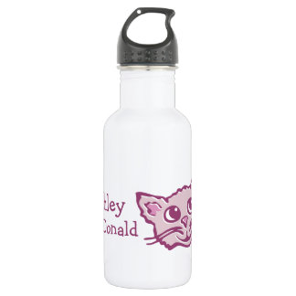Agua Niños de gatito lindo beben botella
