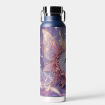 Nombre Personalizado Hada Floral Tema: Botella de