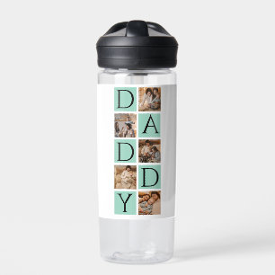 Agua Personalizado Daddy Collage de fotos Botella de ag
