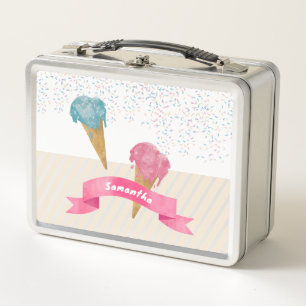 Agua Retro Pastel Helado Crema Y Espolvorines