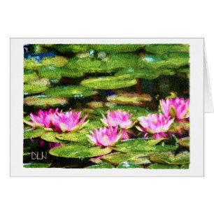 Agua rosa/Arte floral/Aspecto acuático