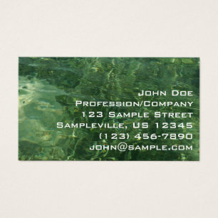 Agua sobre la hierba marina II (azul y verde) Foto