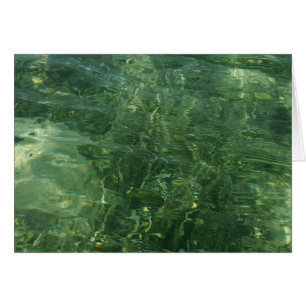 Agua sobre la hierba marina II (azul y verde) Foto