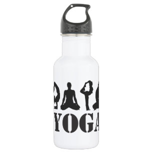 Agua ¡Su nueva botella de la yoga!