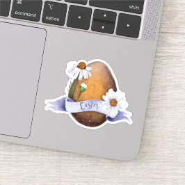 Agua suave Floral Huevos de Pascua Floral Pegatina