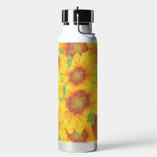 Agua Sunflower Tema Caliente o Frío usar Botella de agu