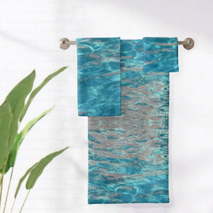 Agua tropical azul y coral