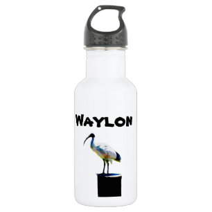 Agua Waylon Nombre Con Pollo De Contenedor, Botella De