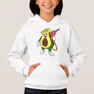Aguacate como artesano con taladro