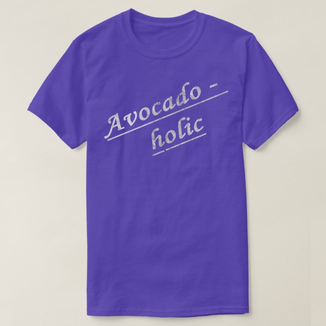Aguacate Funny Divertido Camisa Adagadoholic (Diseño del anverso)
