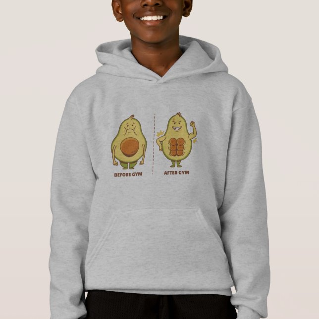 Aguacate gracioso, meme de fruta dulce (Anverso)