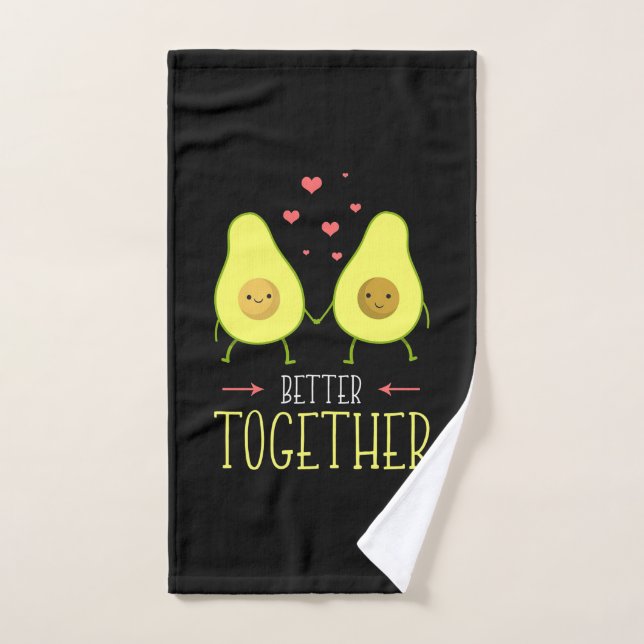 Aguacate mejor juntos (Toalla de mano)