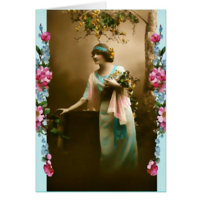 Aguamarina del vintage (Frente)