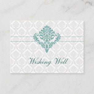 aguamarina que desea tarjetas bien