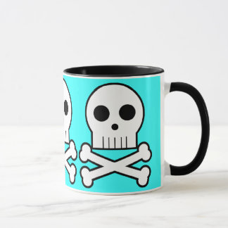 Aguamarina triple de la taza de café de los
