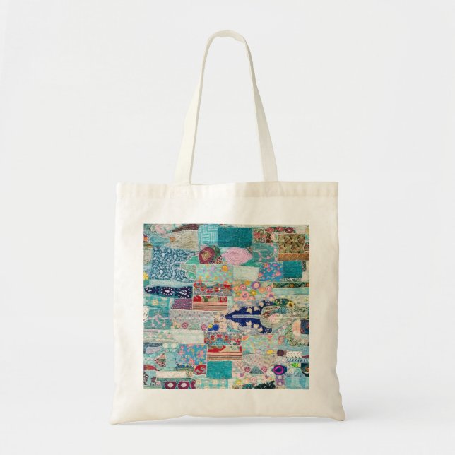 Aguamarina y la bolsa de asas del diseño de la (Frente)