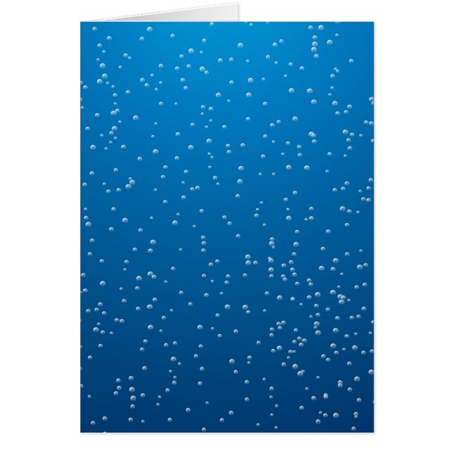 Aguas azules profundas y burbujas pequeñas