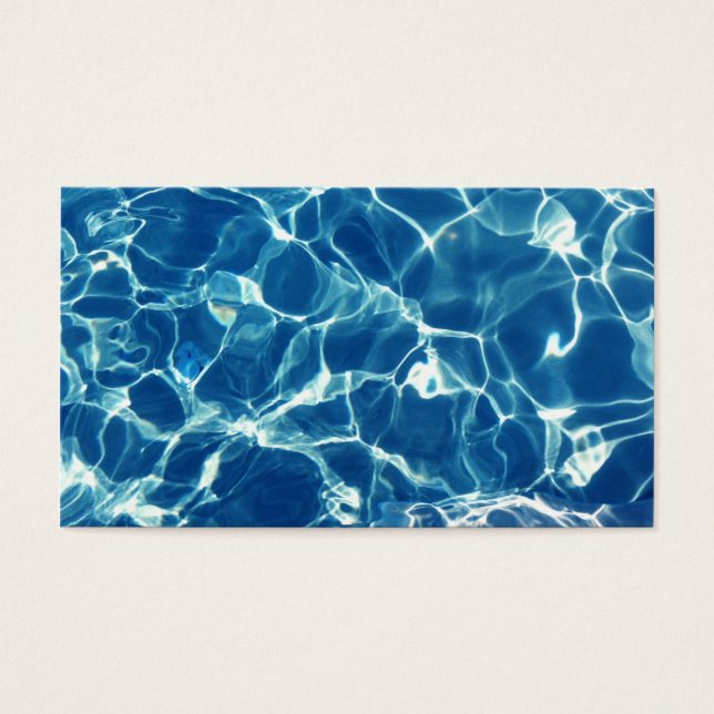 Aguas azules resplandecientes (Frente)