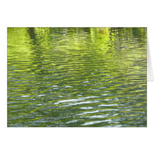 Aguas de roble creek amarillo y verde foto natural