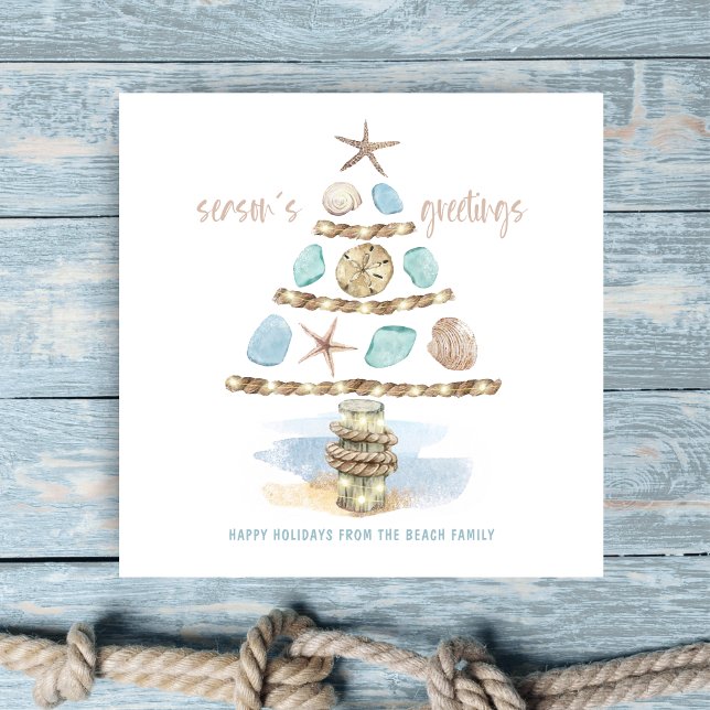 Aguas marinas y vidrio marino | Árbol de Navidad c (Subido por el creador)