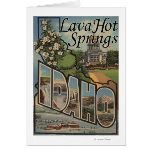 Aguas termales de la lava, Idaho - escenas grandes