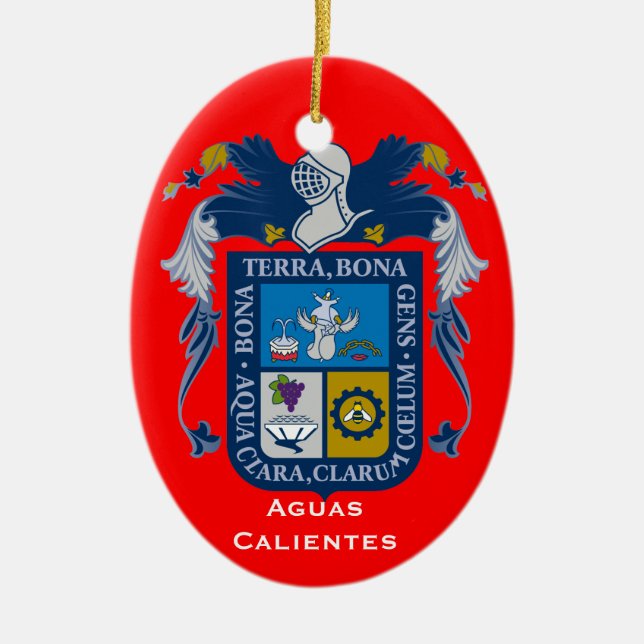 Aguascalientes*, ornamento del navidad de México (Frente)
