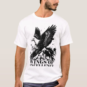 Águila - Alas de Excelencia   Camiseta gráfica aud
