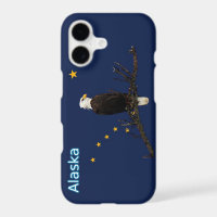 Águila Alaska Y Bandera