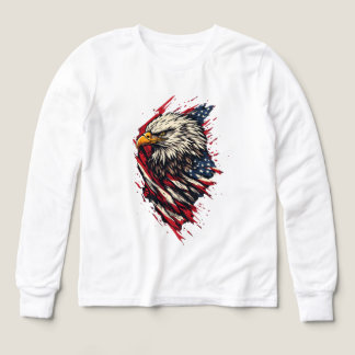 Águila Americana Patriótica Vintage 4 de Julio